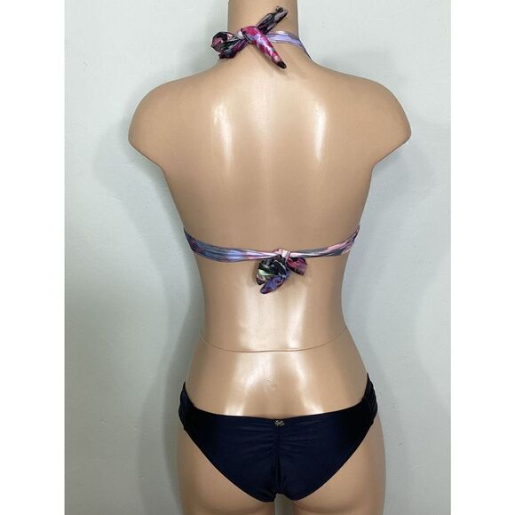 New. Pilyq multicolored cheetah print bikini. Small   Retail $149 - Picture 3 of 8
